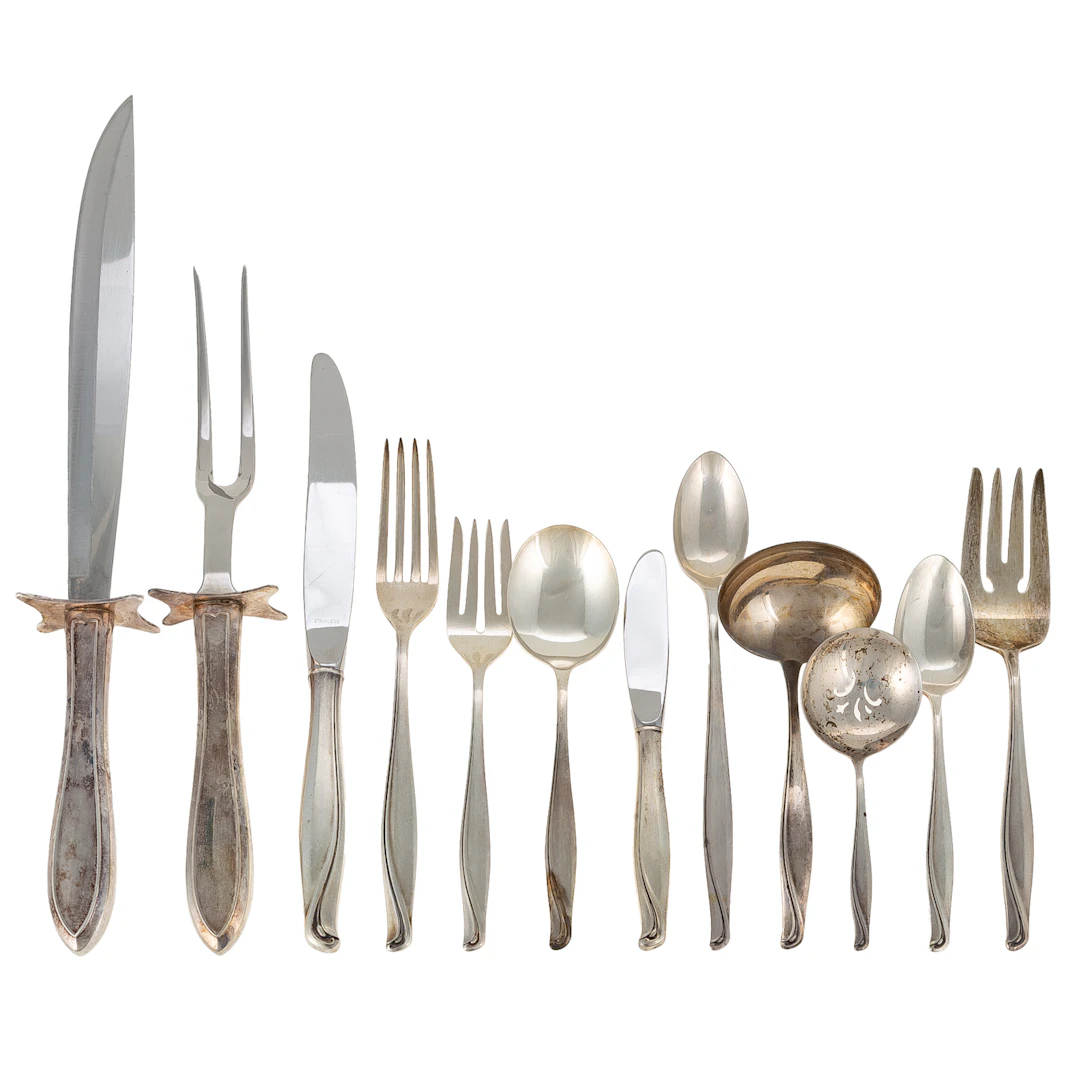 Alvin Sterling "Spring Bud" Flatware Service