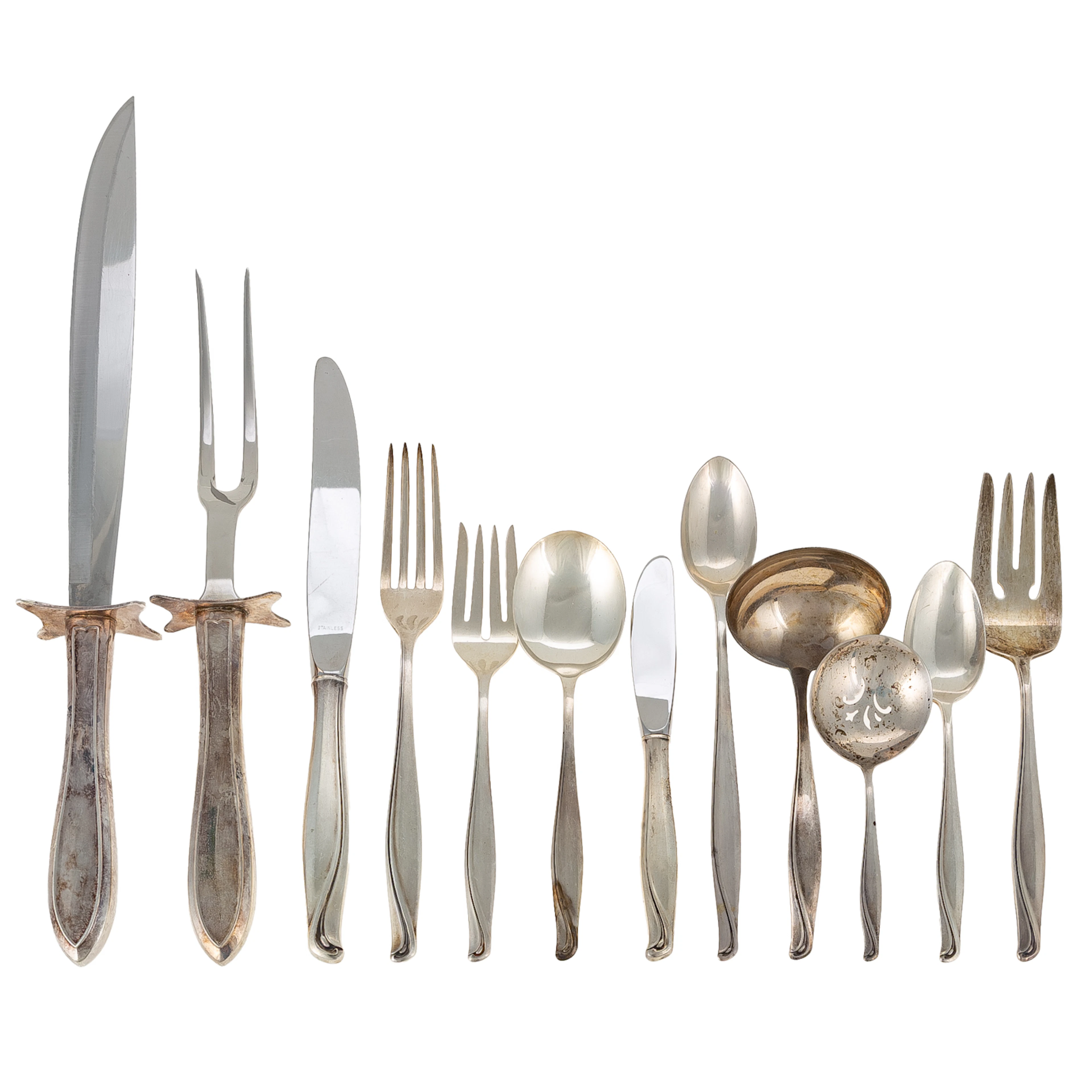 Alvin Sterling "Spring Bud" Flatware Service