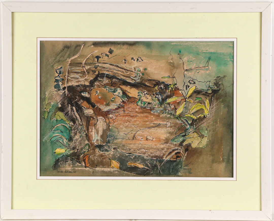 Patrick Robertson. Landscape Study, mixed media