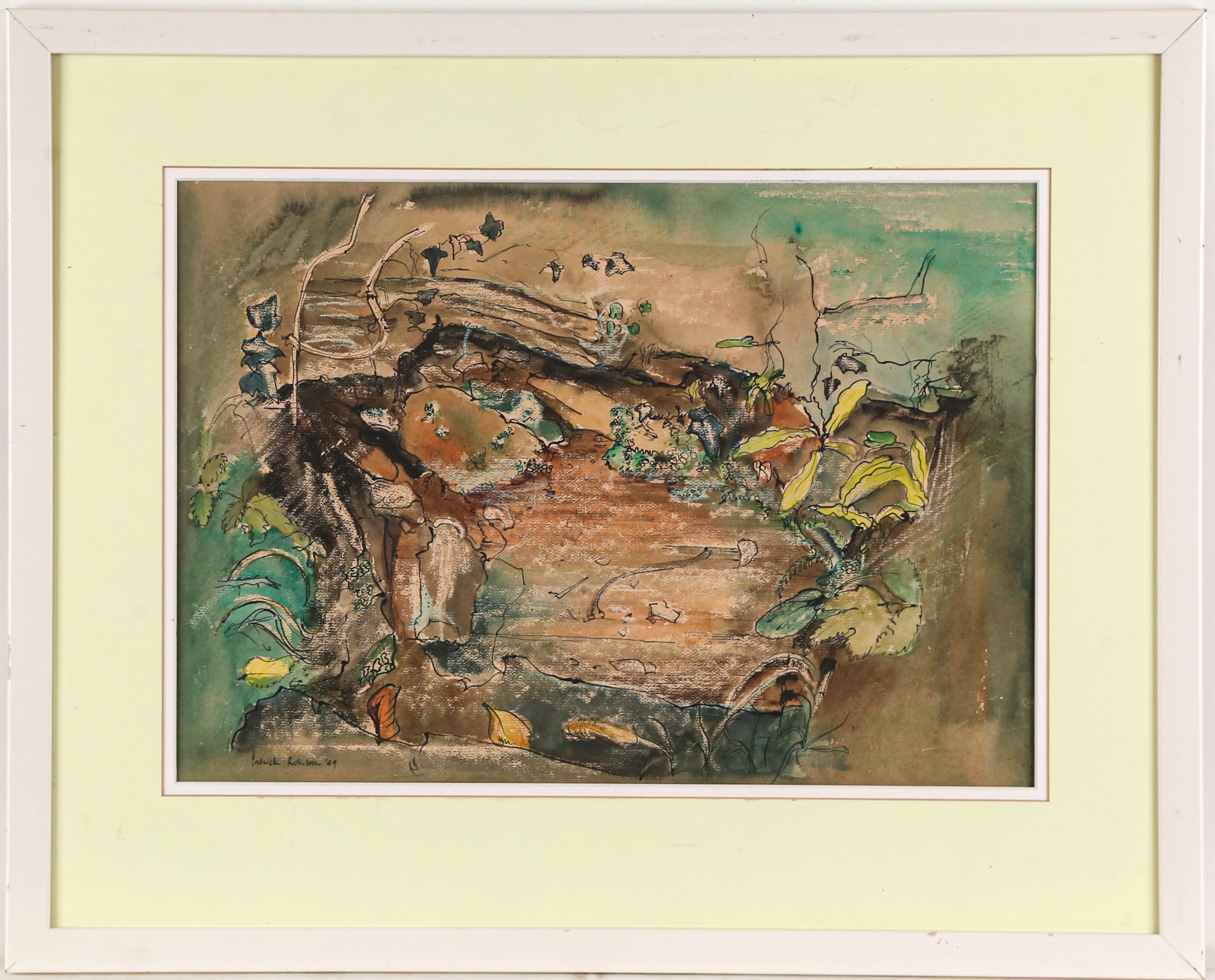Patrick Robertson. Landscape Study, mixed media