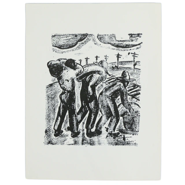 Lois Mailou Jones. In the Field, test print