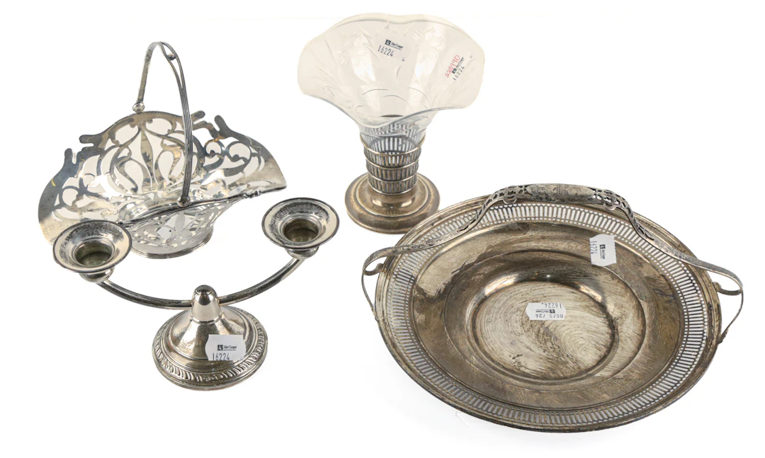 Four Pieces of Sterling Hollowware