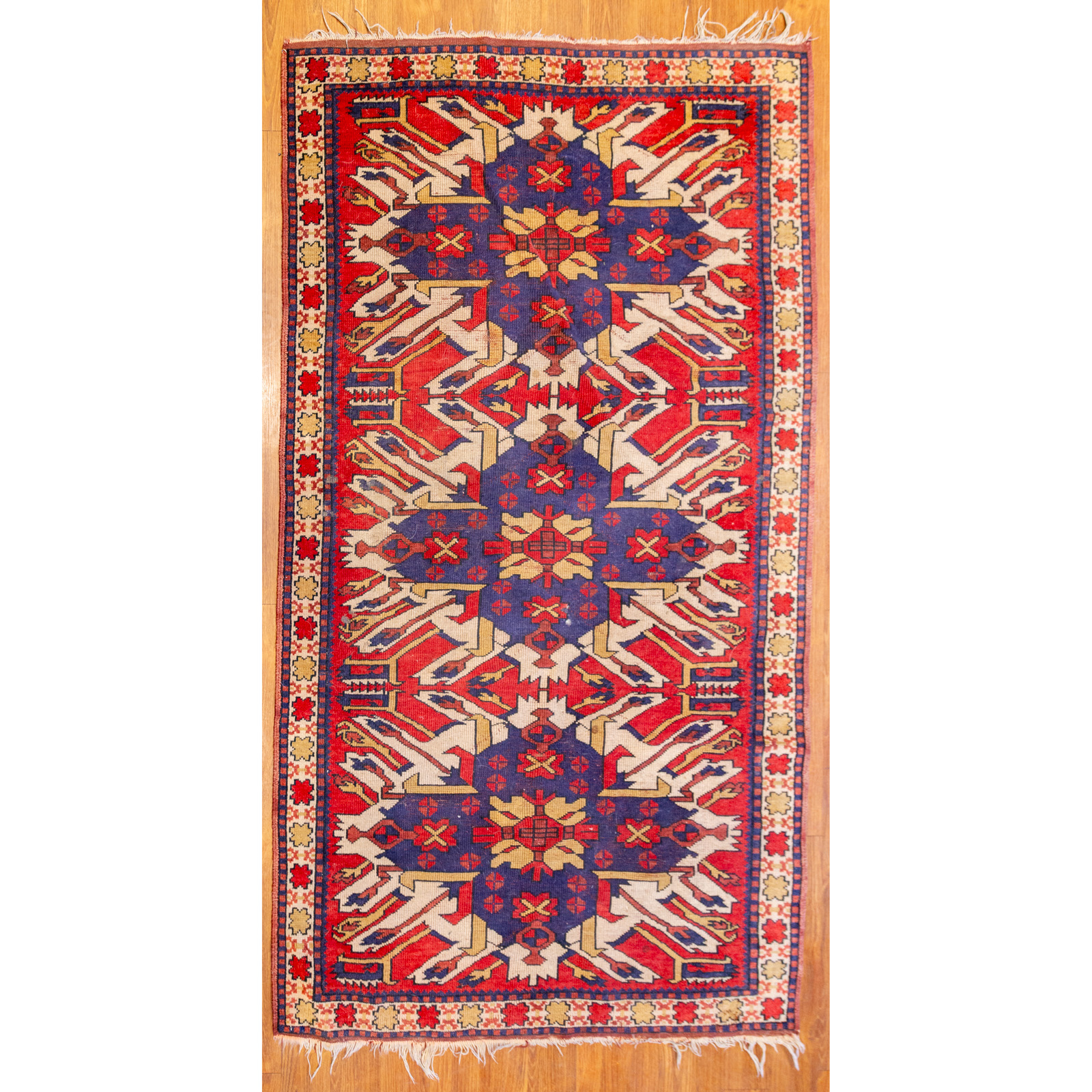Eagle Kazak Design Rug, Turkey, 3.7 x 5.8