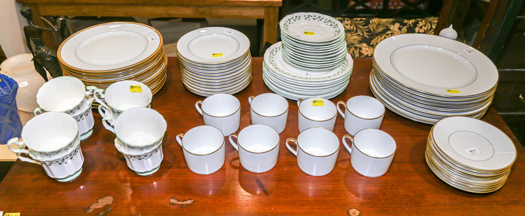 An Assortment of French & English China