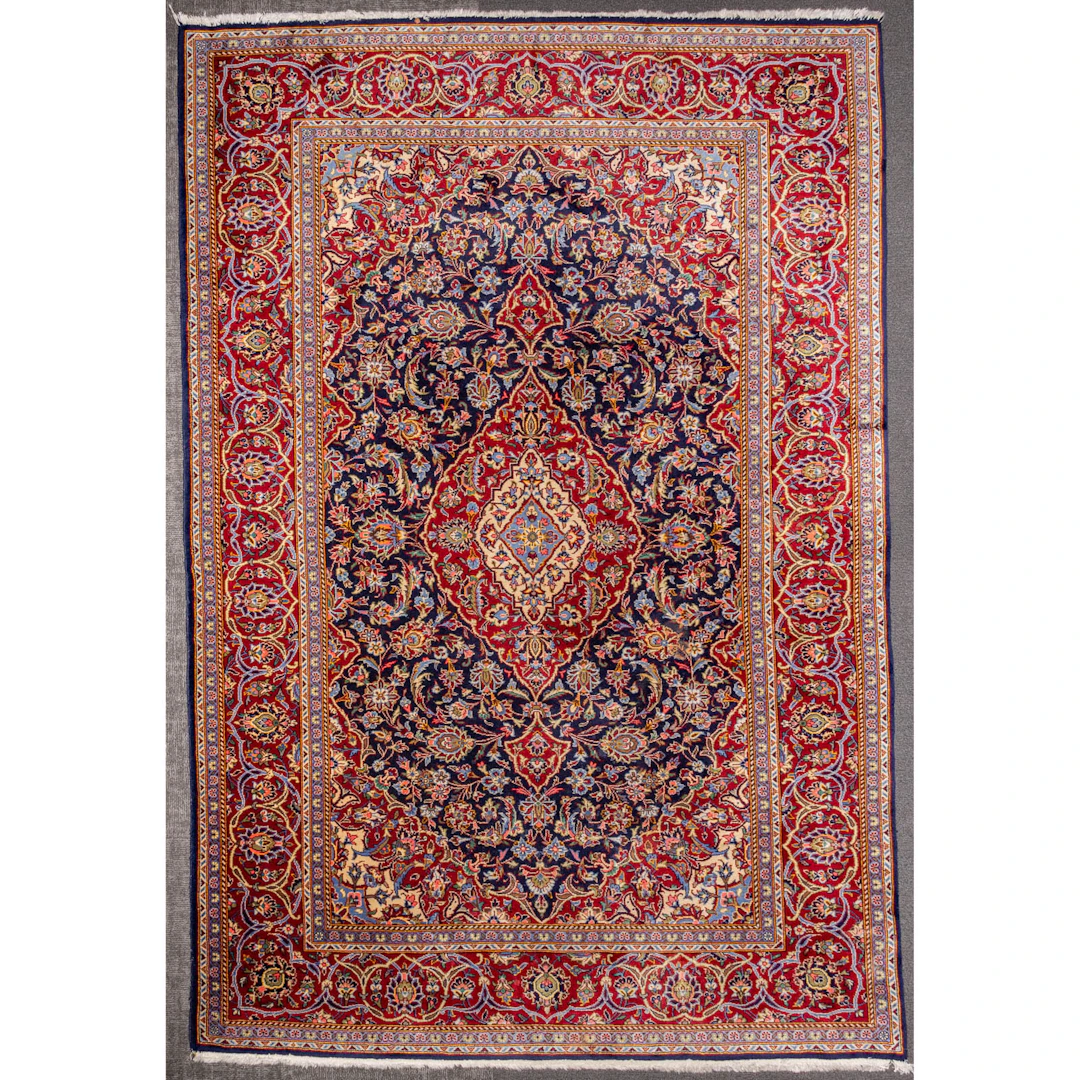 Kashan Rug, Persia, 4.8 x 7.3