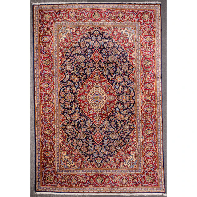Kashan Rug, Persia, 4.8 x 7.3