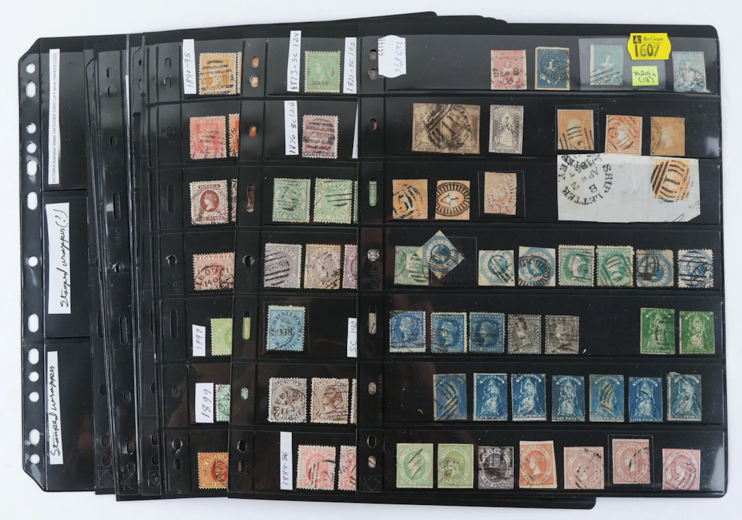 Victoria: Postage Stamps, 1850-1906