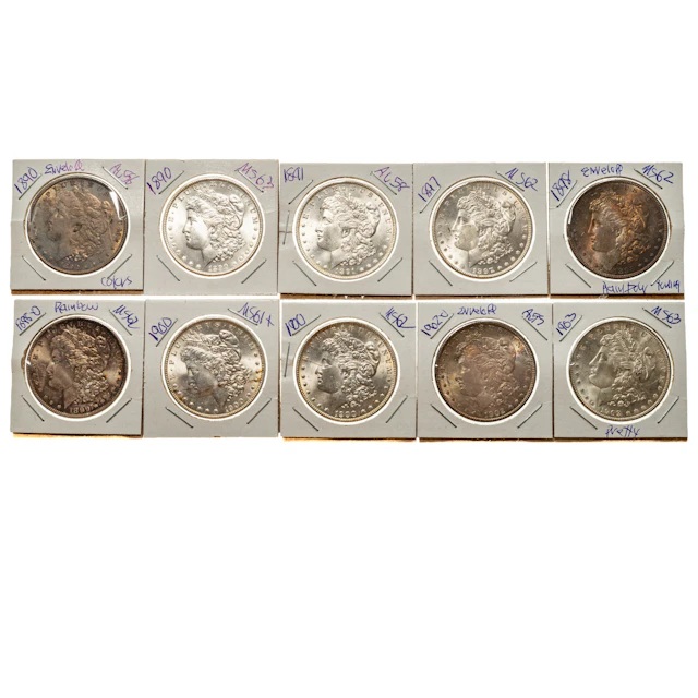 Mix White Flashy Morgans & Colorful Envelope Toning