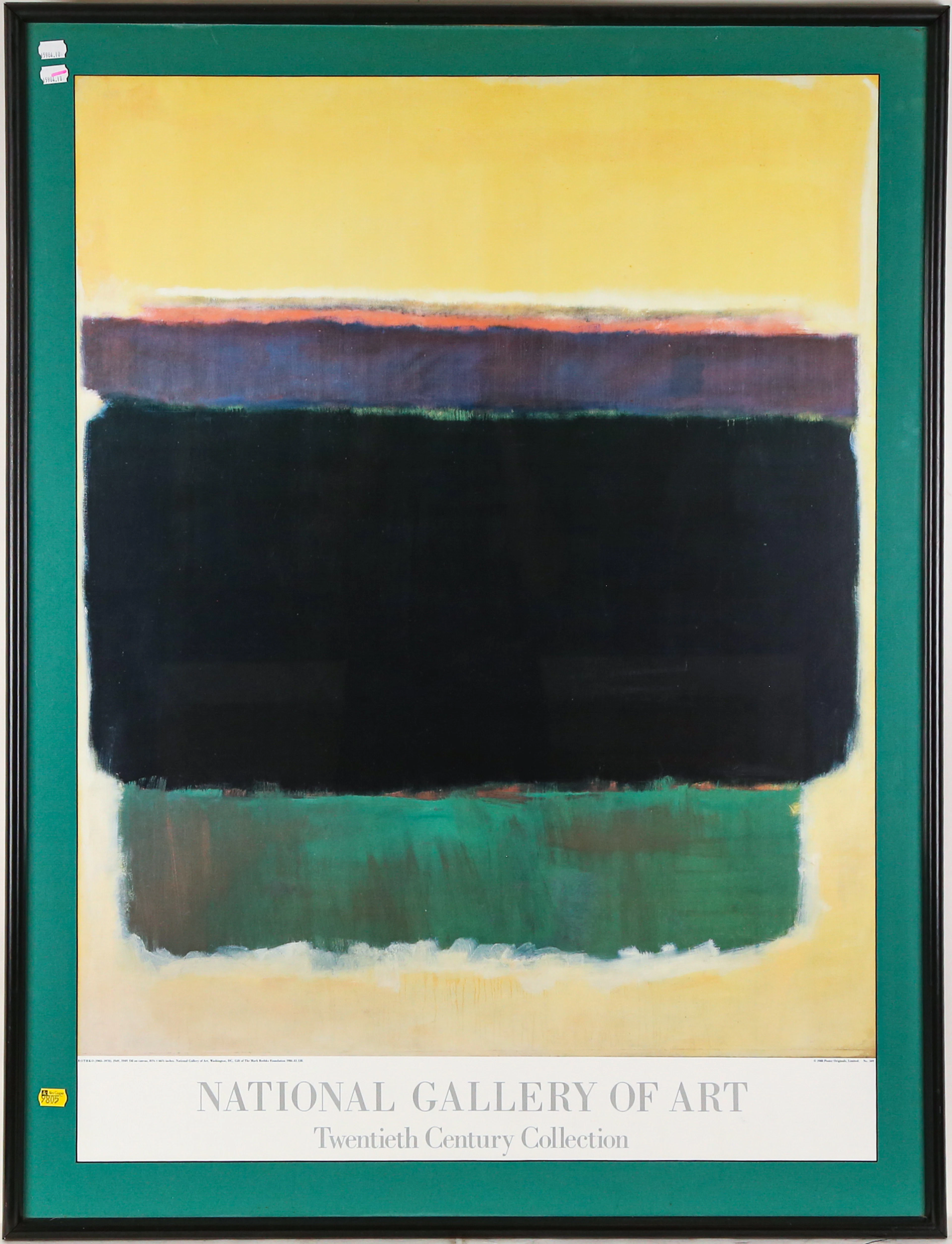 NGA Mark Rothko Exhibition Poster