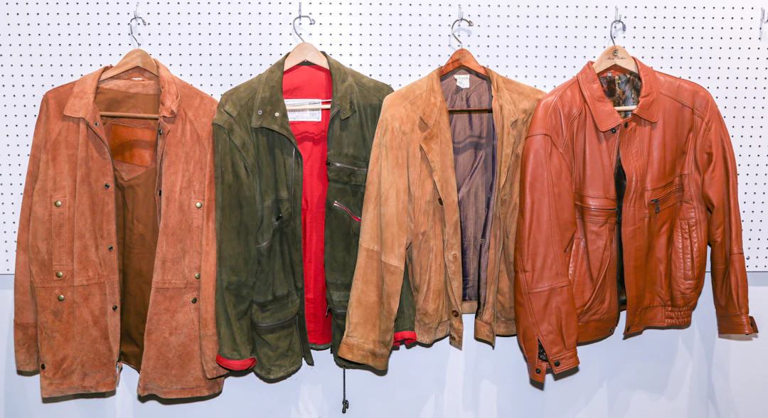 Four Gentlemen's Leather Jackets