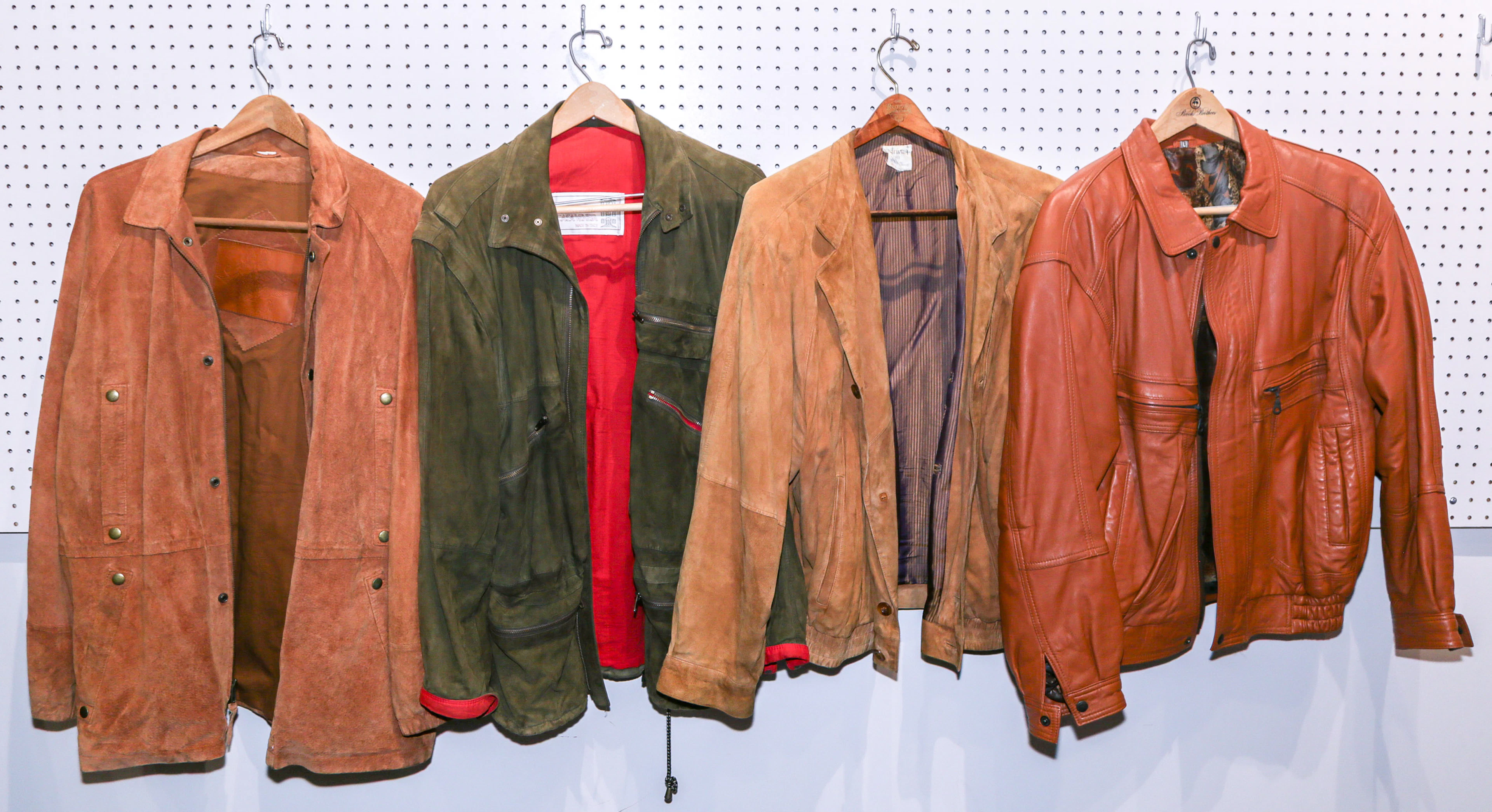 Four Gentlemen's Leather Jackets