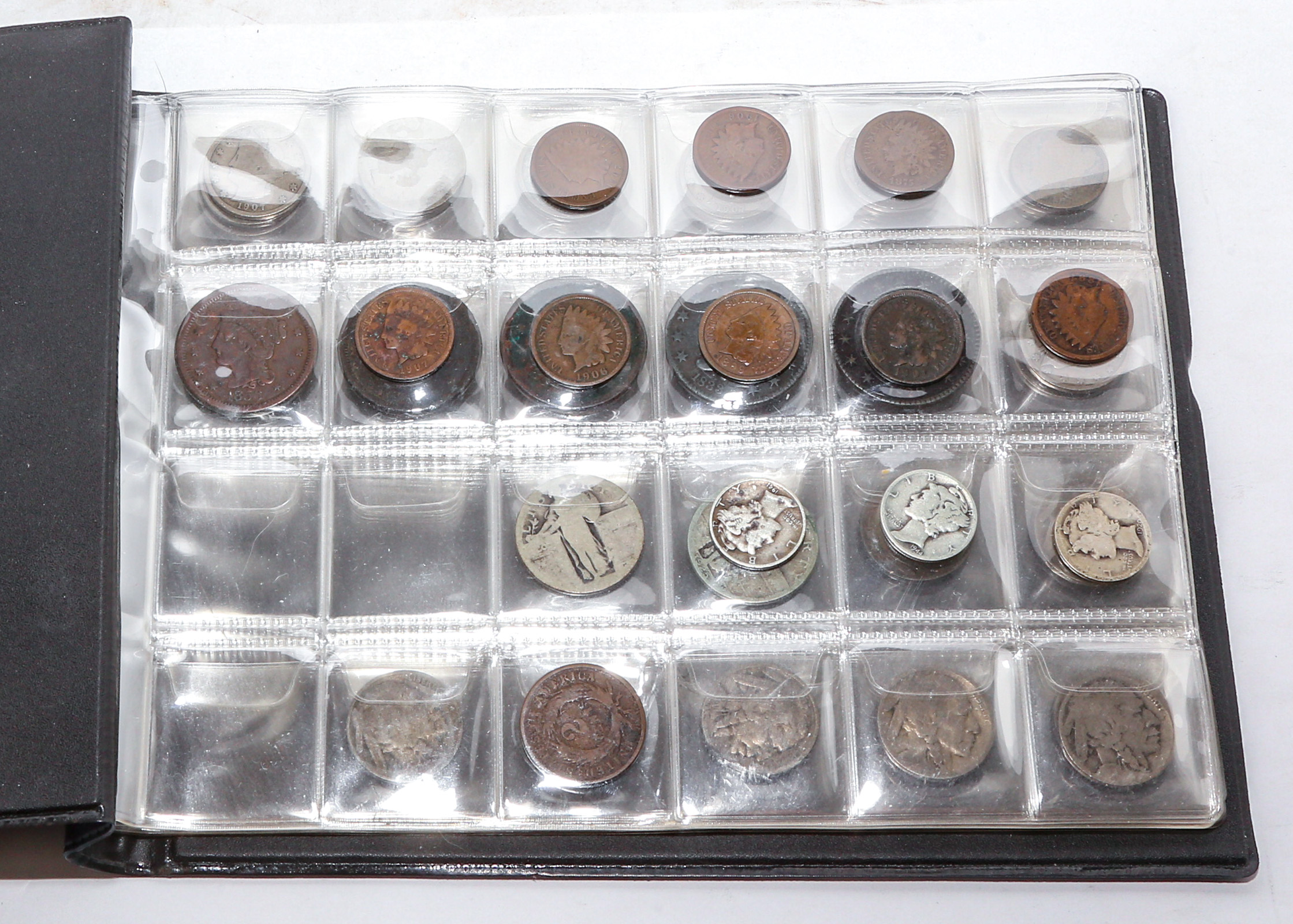 Professional Coin Stock Notebook with Many Coins