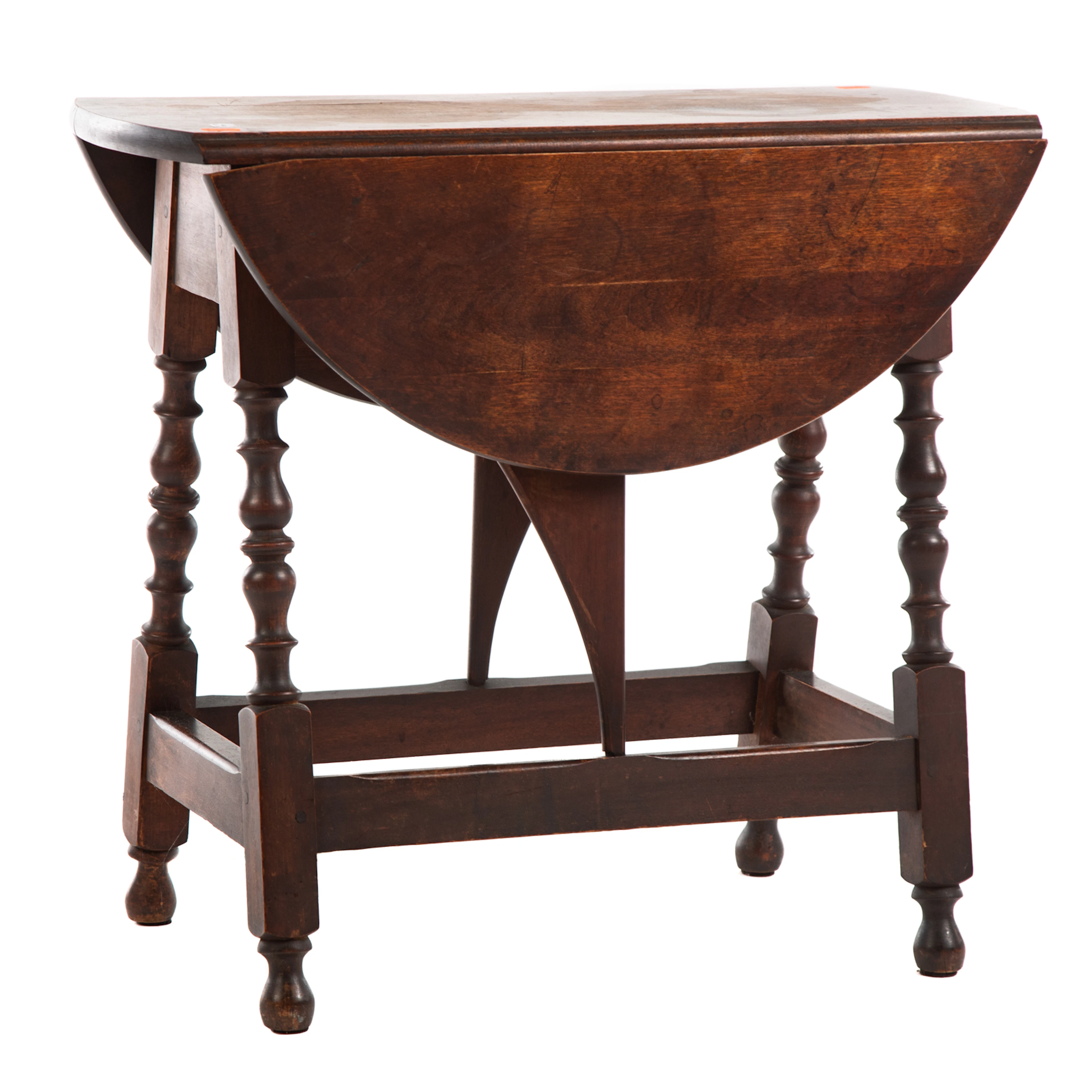 William & Mary Style Drop Leaf Side Table