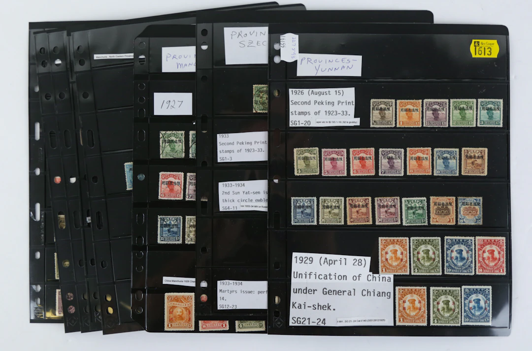 China: Provincial Postage Stamps