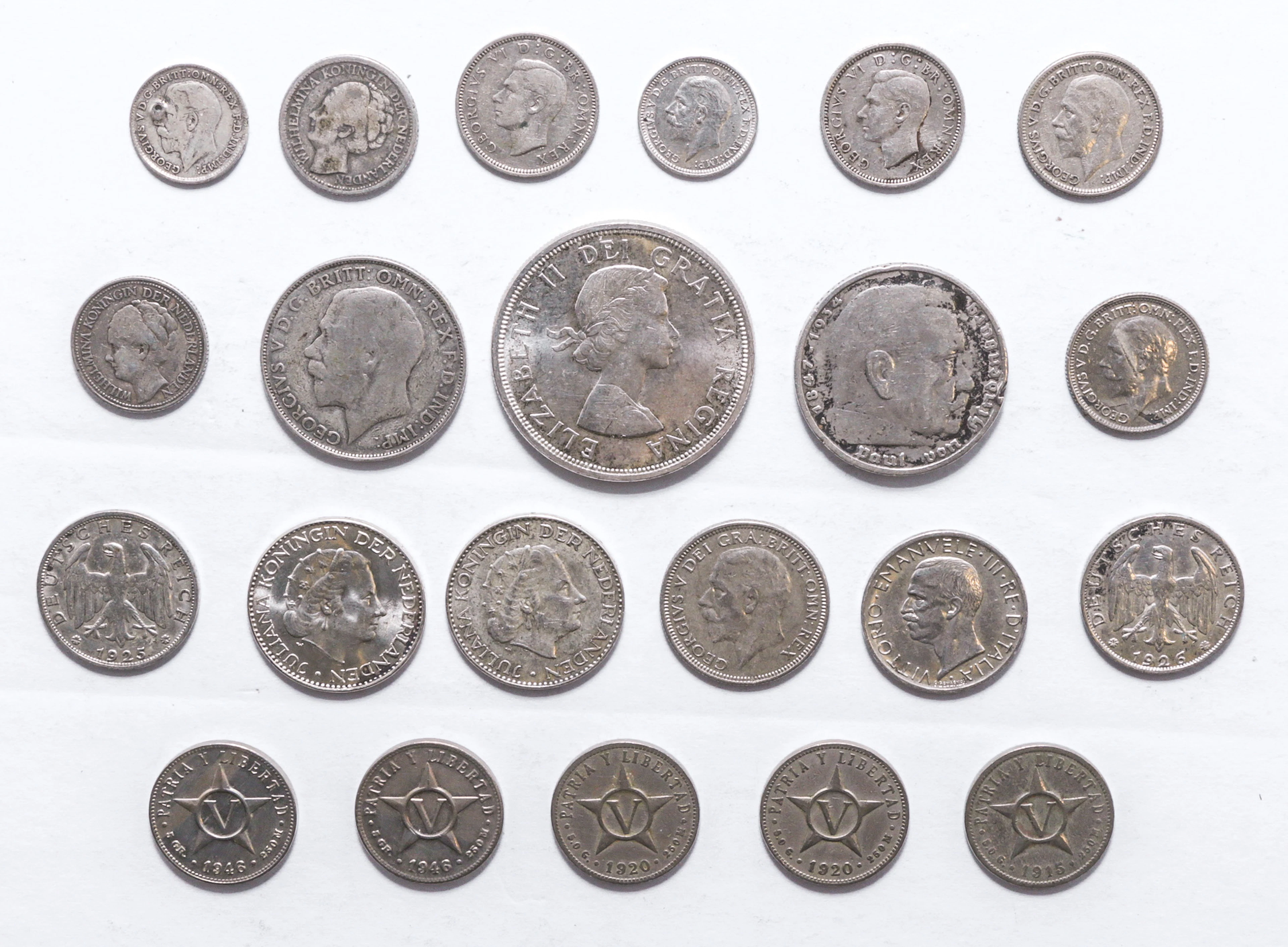 World Silver Coins - 3.005 Troy Ounces