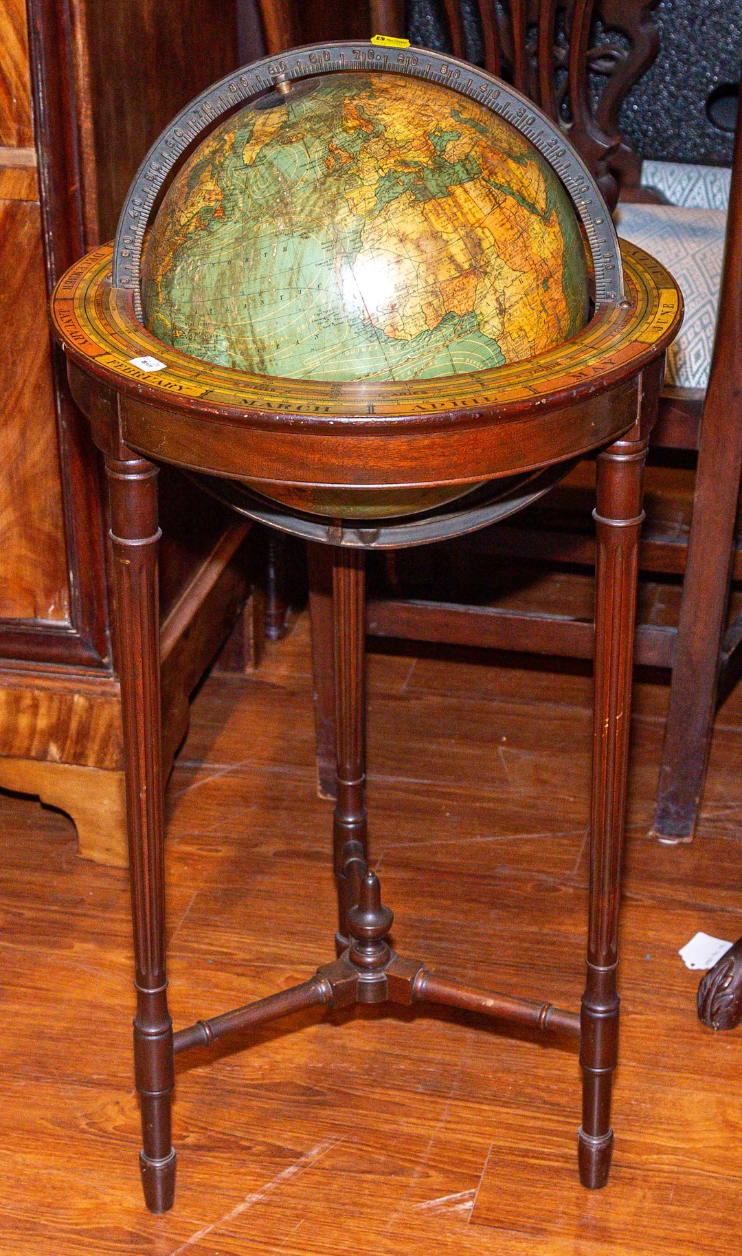 A Kittinger Terrestrial Globe on Stand