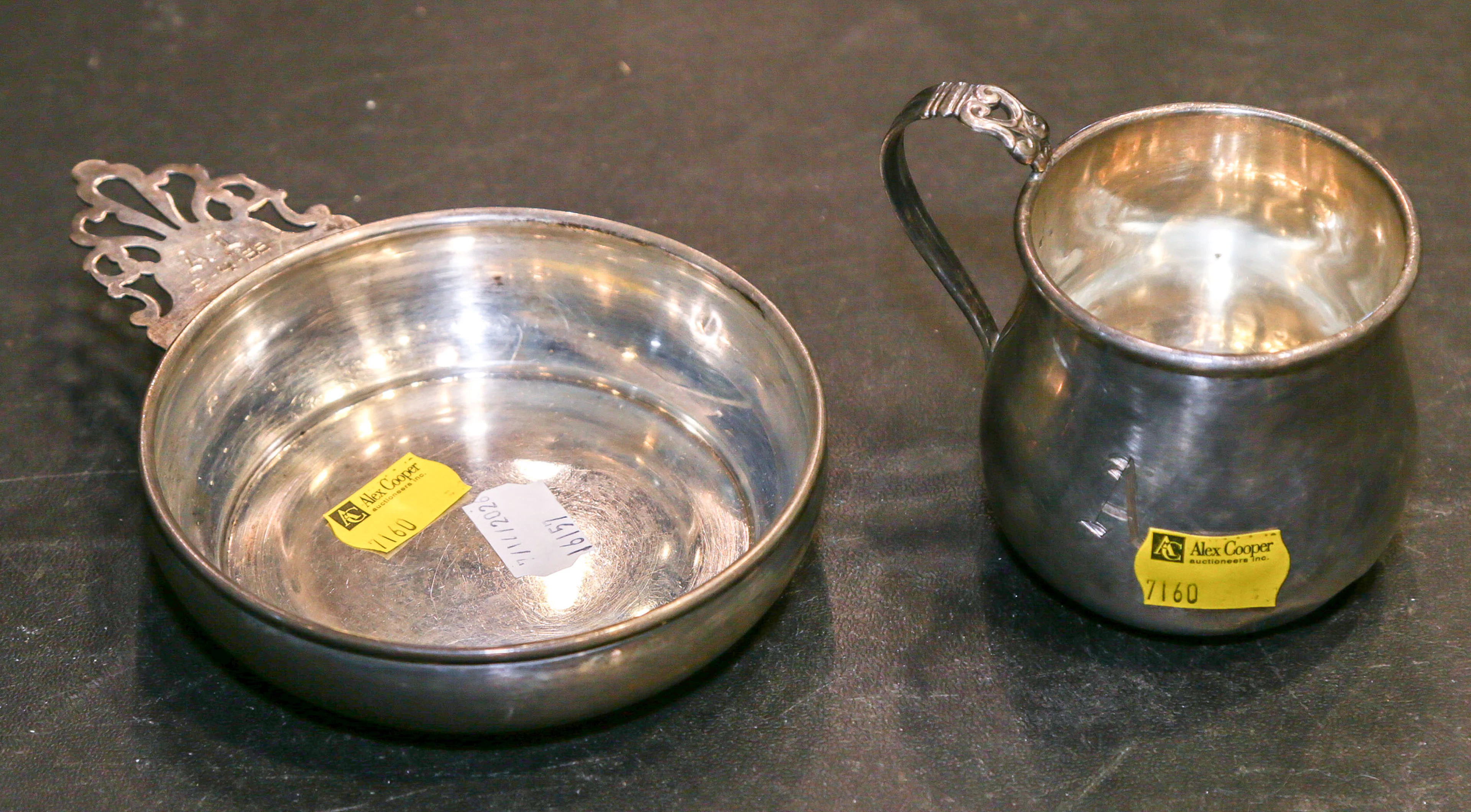 A Sterling Silver Baby Cup & Porringer