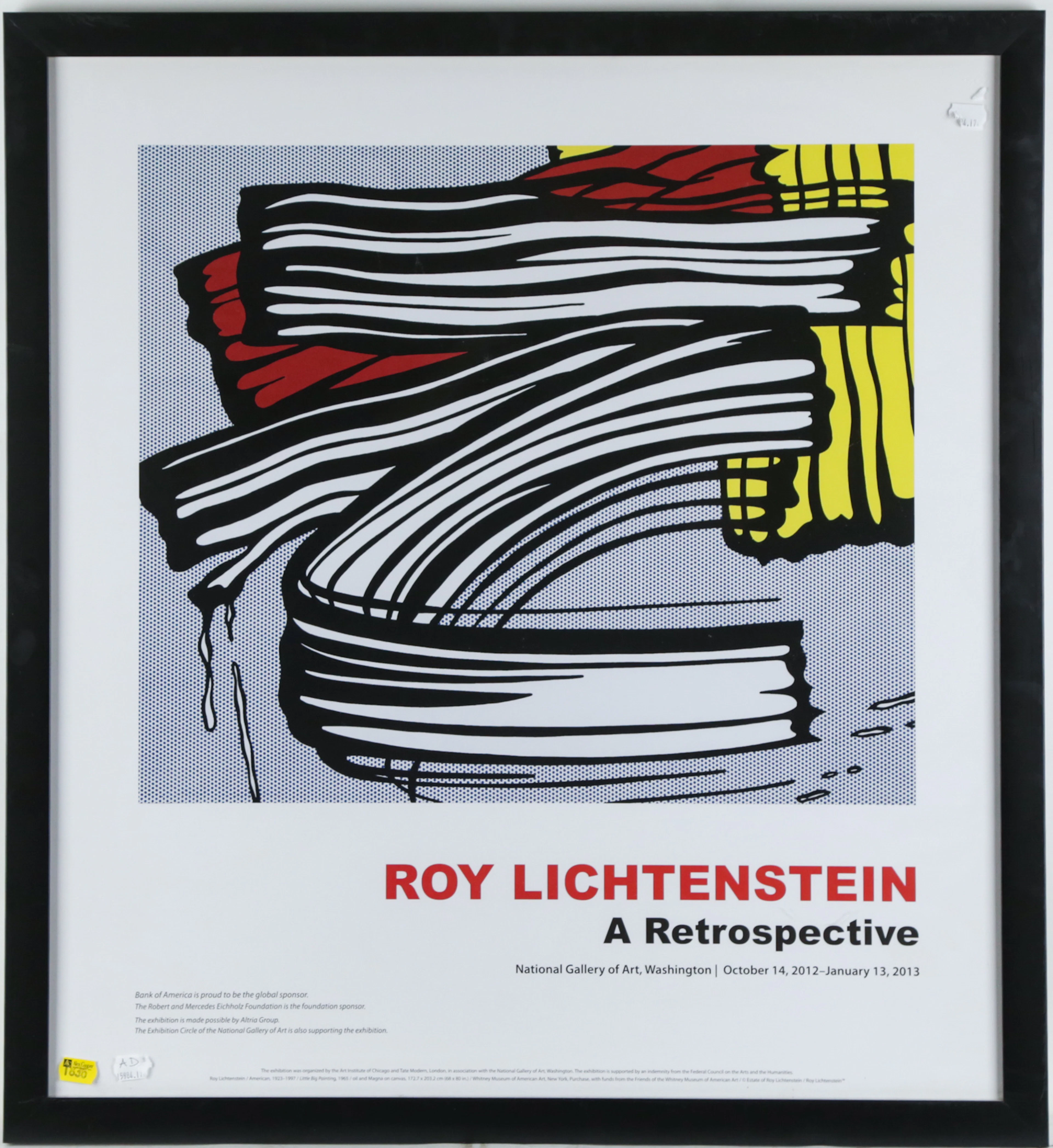 Roy Lichtenstein Exhibition Poster