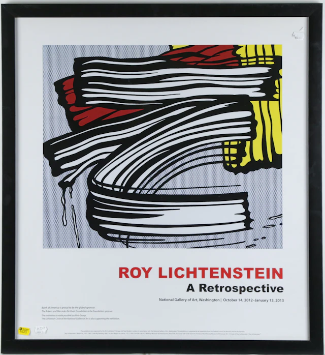 Roy Lichtenstein Exhibition Poster