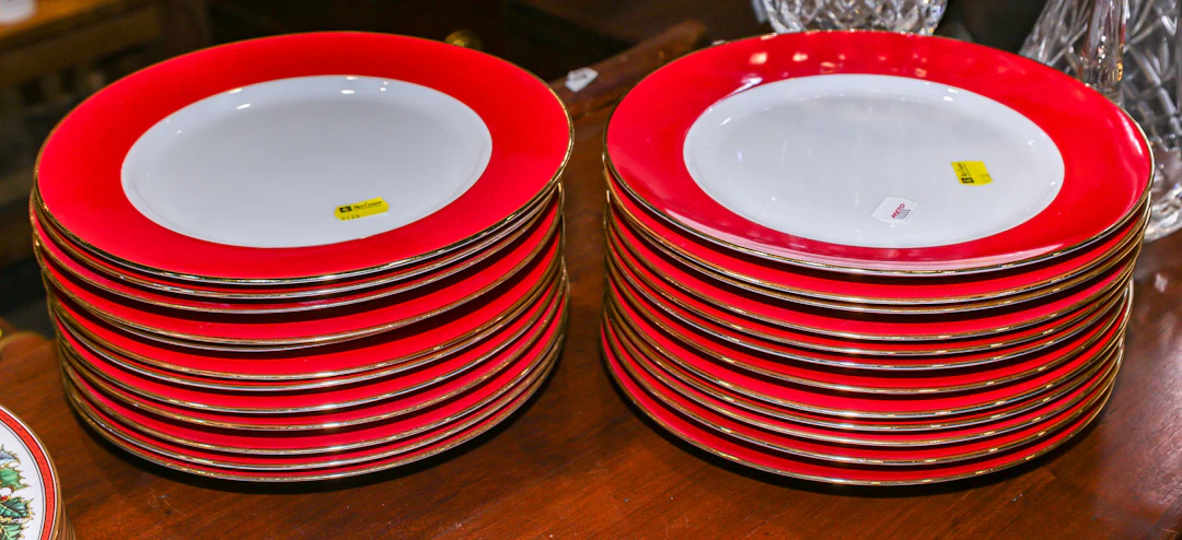 24 Crate & Barrel Dinner Plates