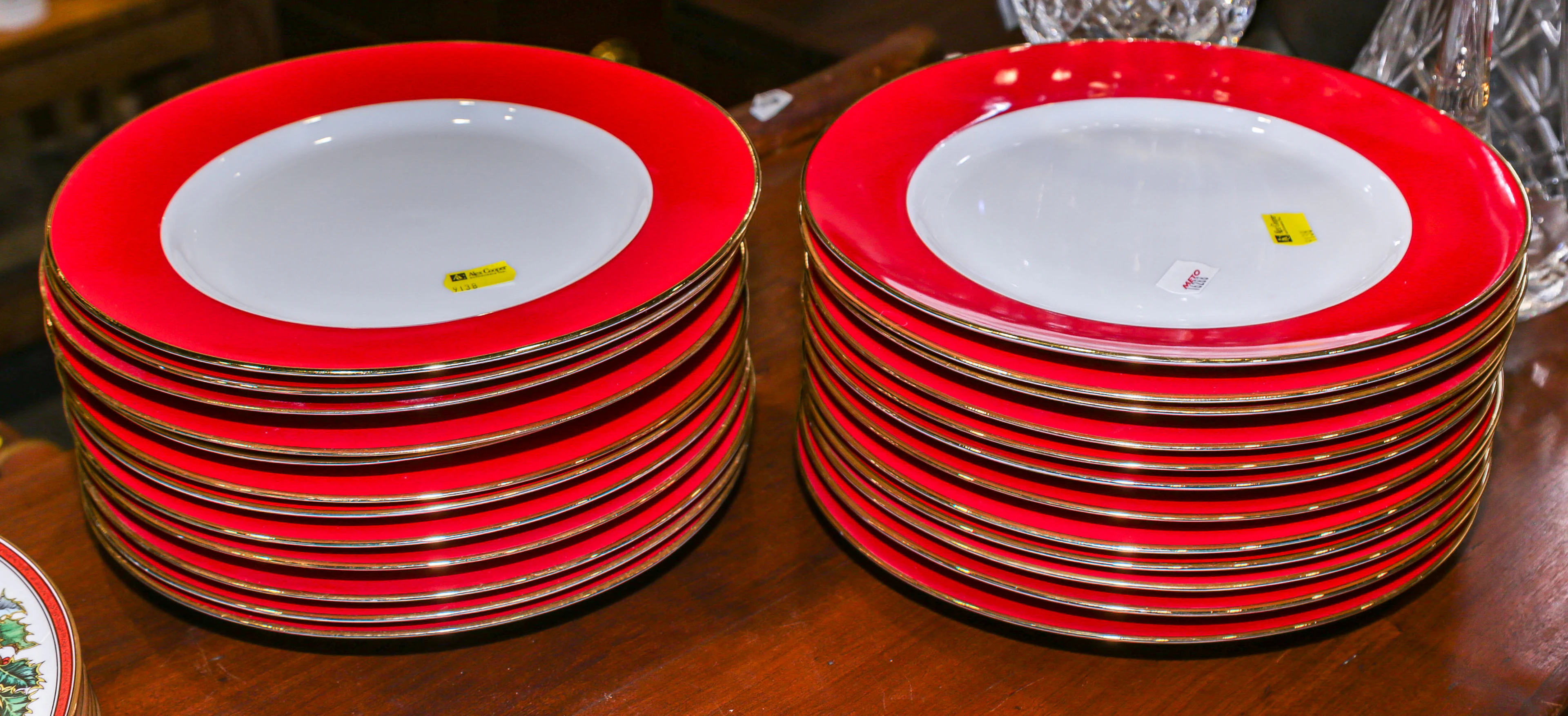 24 Crate & Barrel Dinner Plates