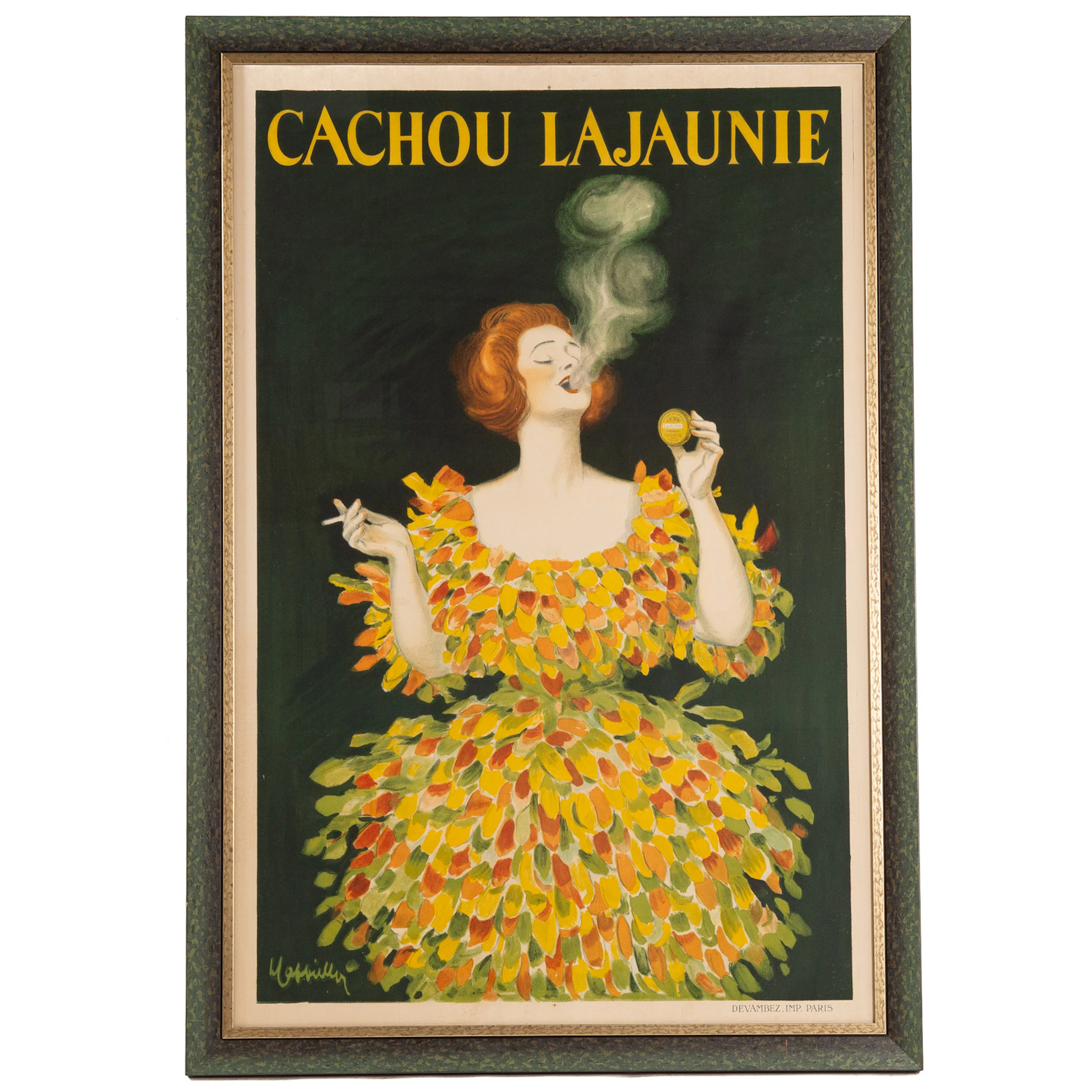 Leonetto Cappiello. "Cachou Lajaunie," lithograph