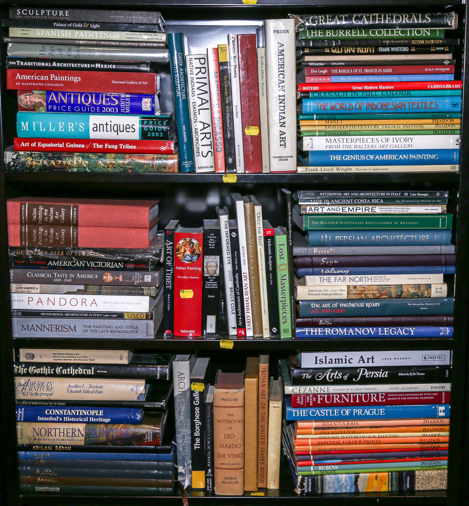 A Collection of Books on Art History