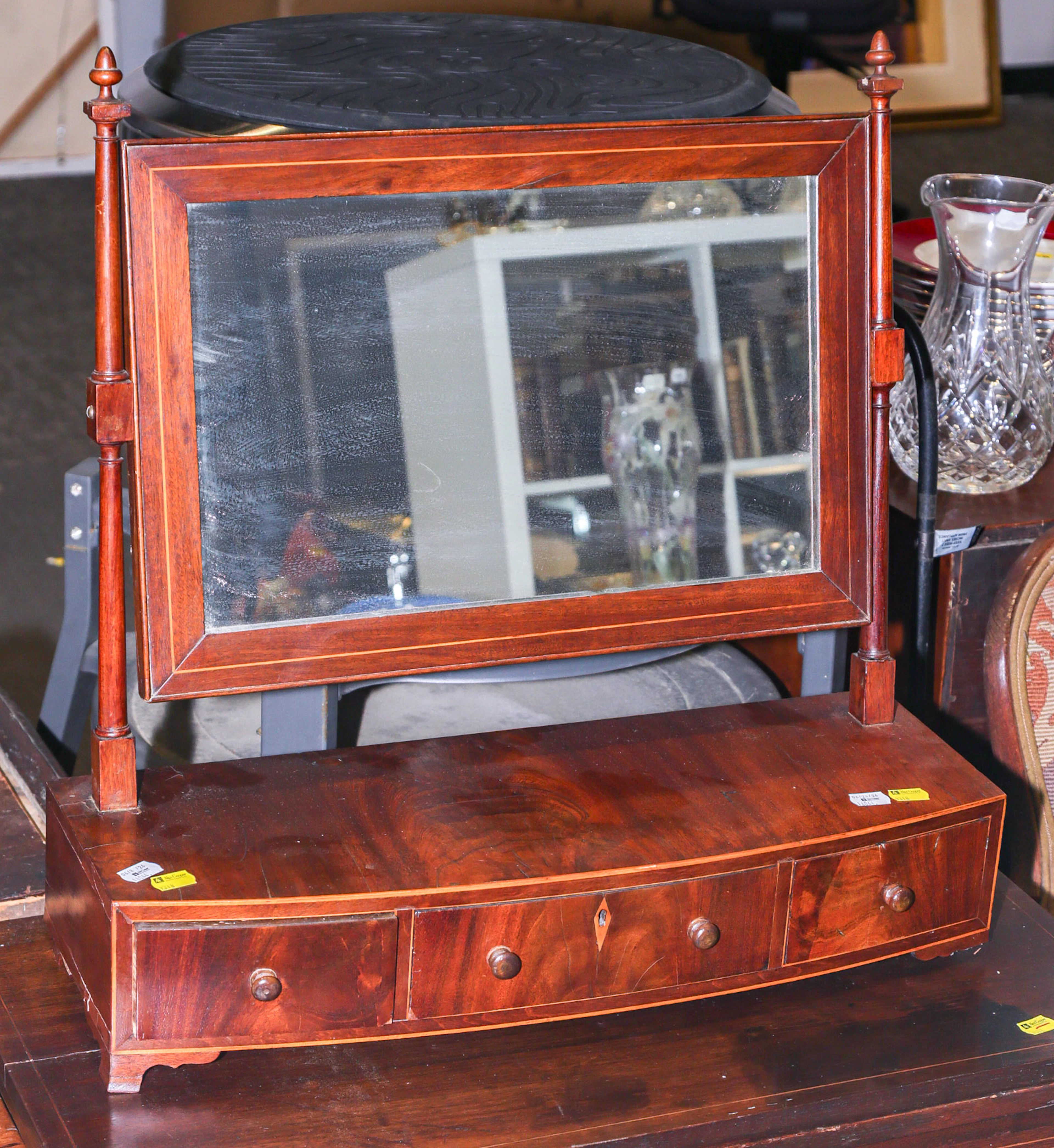An American Hepplewhite Style Dressing Mirror