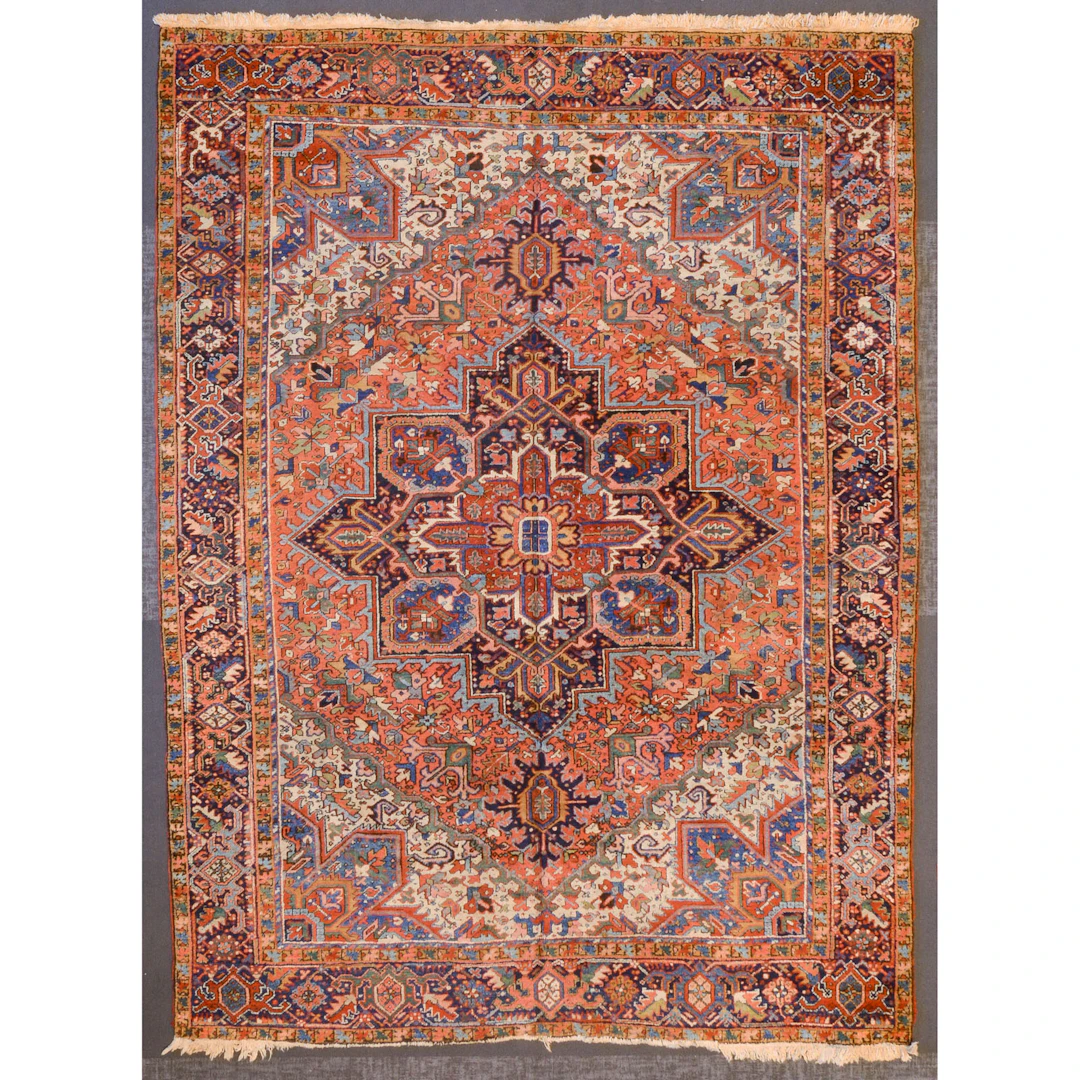 Semi-Antique Heriz Rug, Persia, 8.4 x 11.6