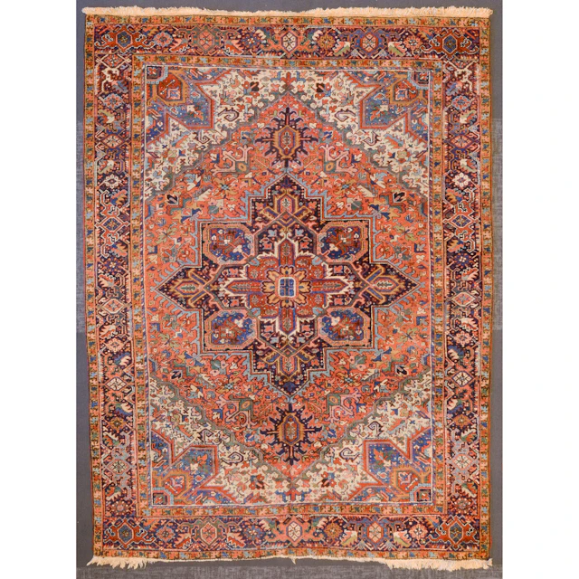 Semi-Antique Heriz Rug, Persia, 8.4 x 11.6