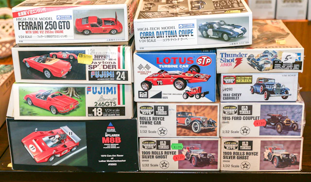 Twelve Car Model Kits