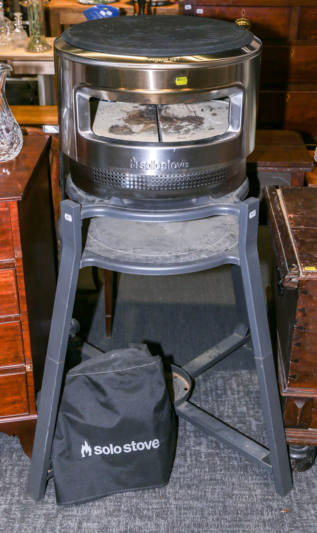 A Solo Stove Pizza Oven & Stand