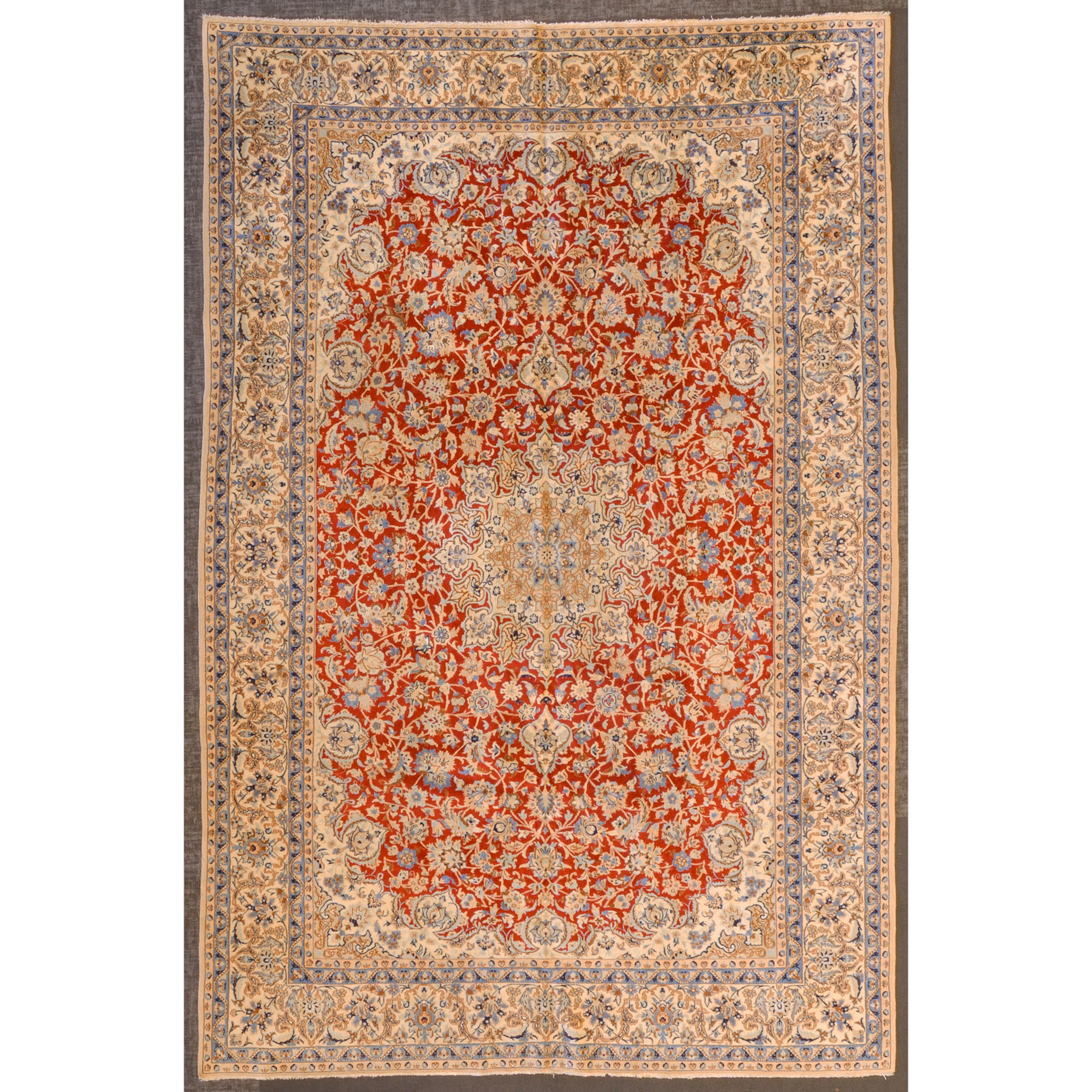 Nain Rug, Persia, 8.3 x 12.3