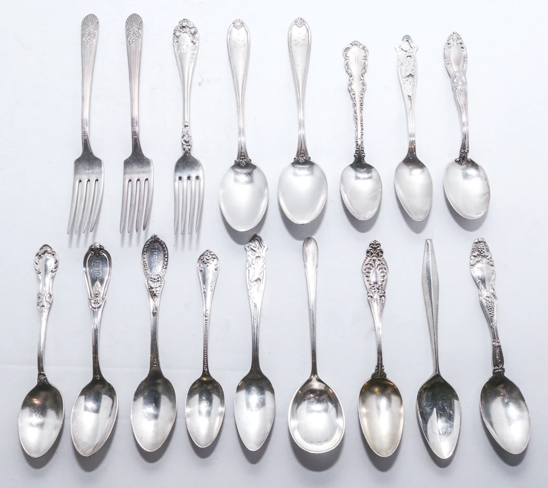 Collection of American Sterling Flatware