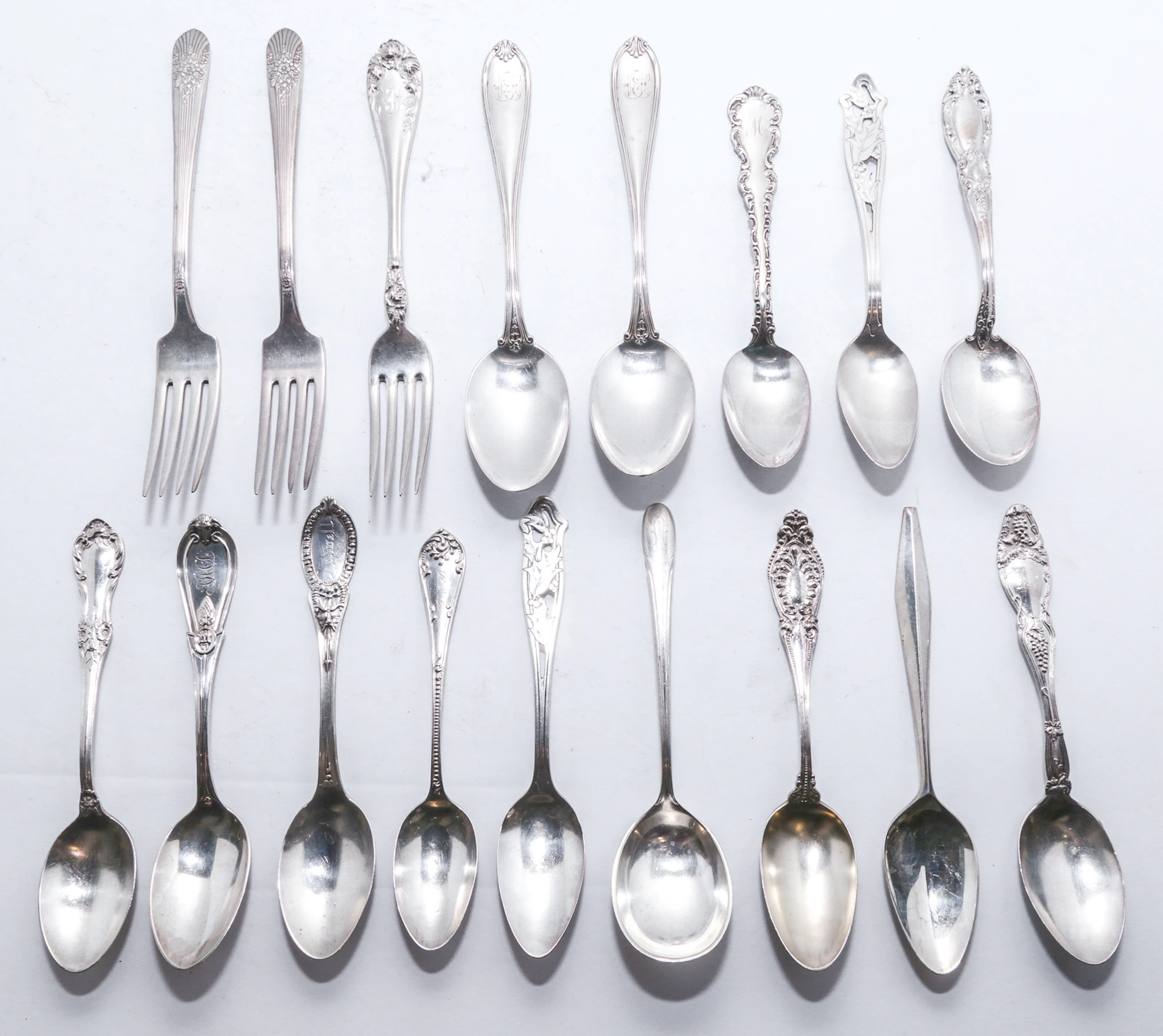 Collection of American Sterling Flatware