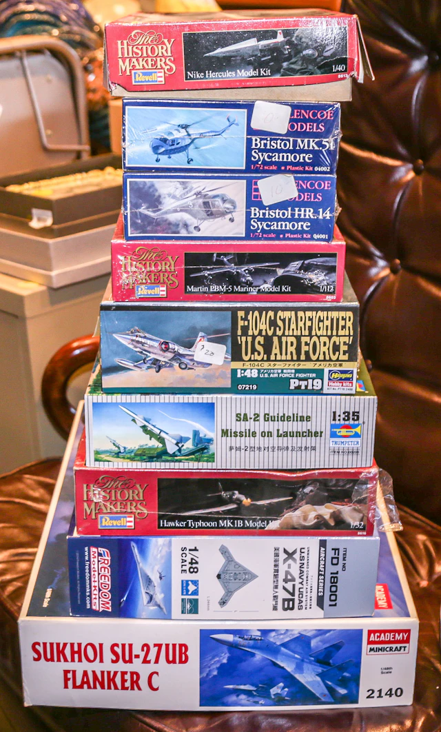 Nine Aviation Related Model Kits