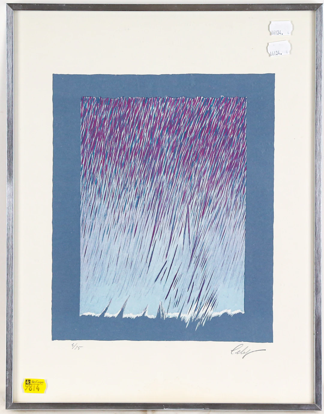 Perez Cellis. "Paisaje de la Imaginacion," lithograph