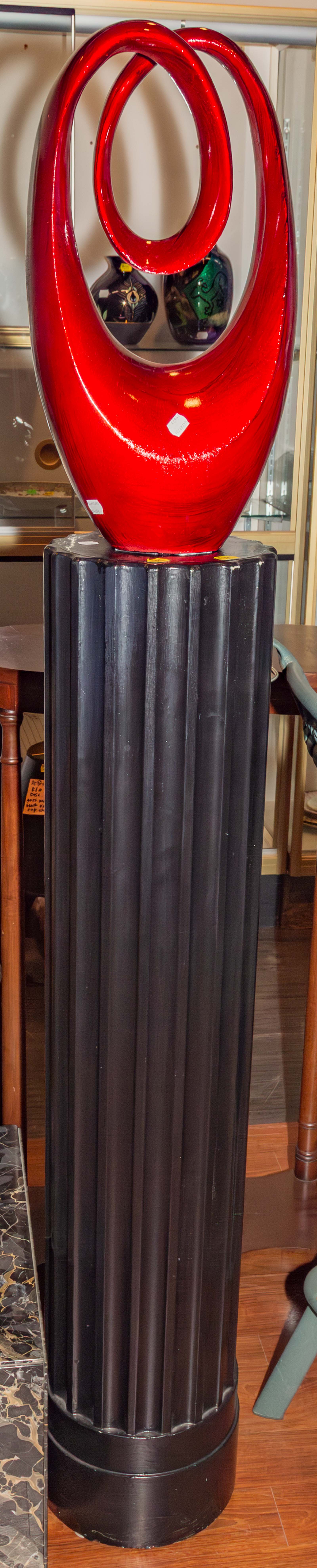 A Painted Wood Column