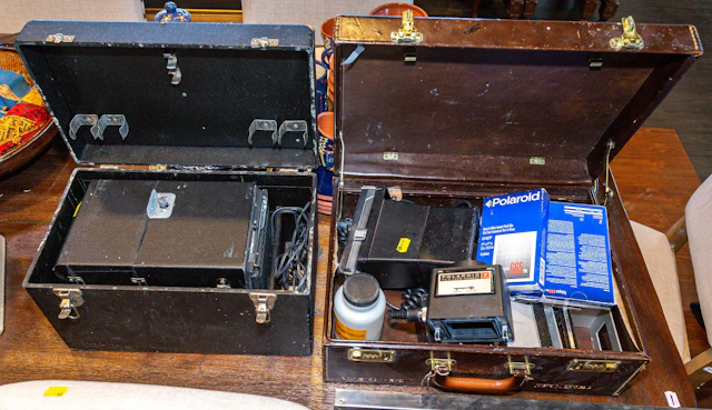 A Polaroid Studio Camera & Accessories