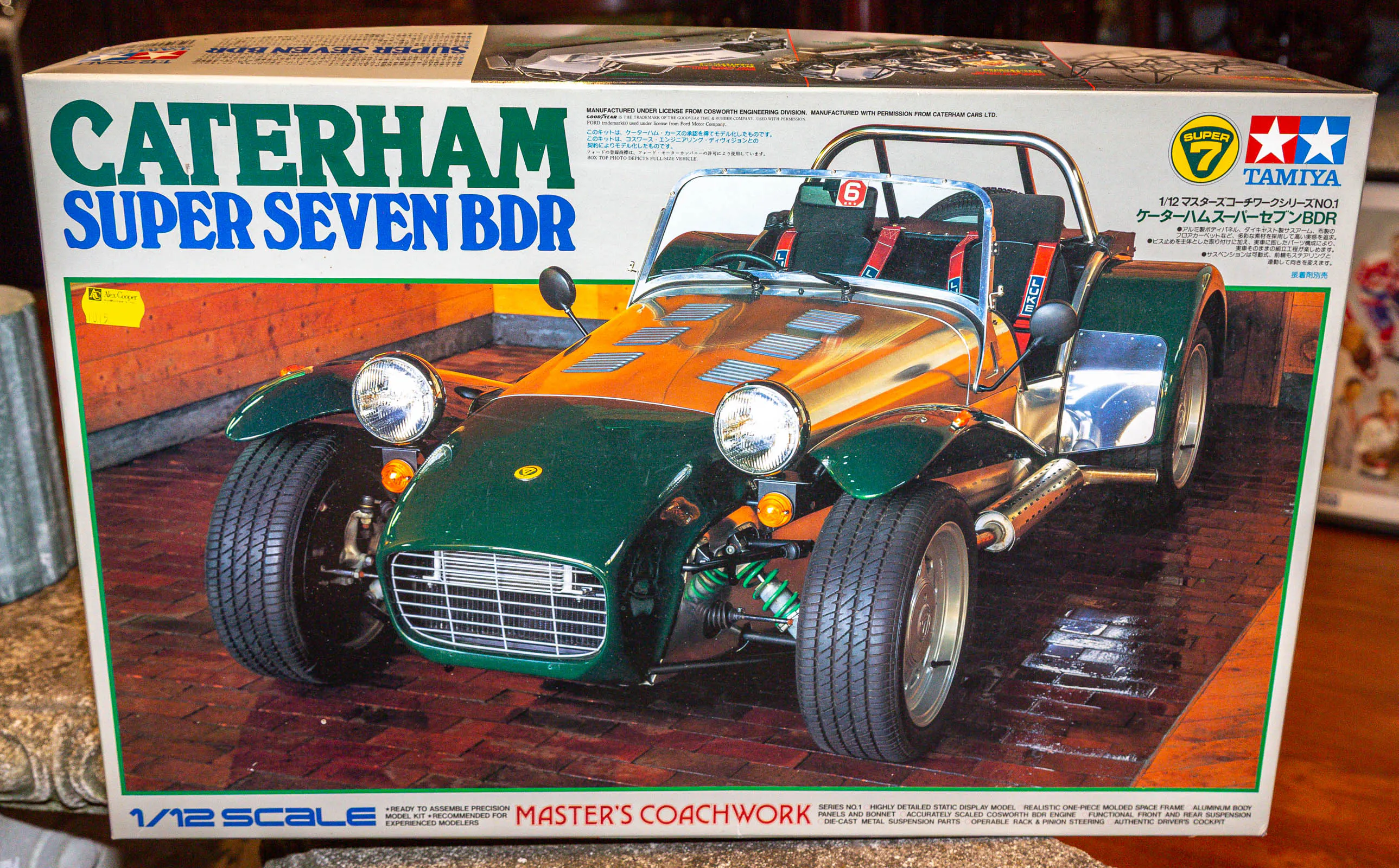 1:12 Scale Caterham Super Seven BDR Model Kit