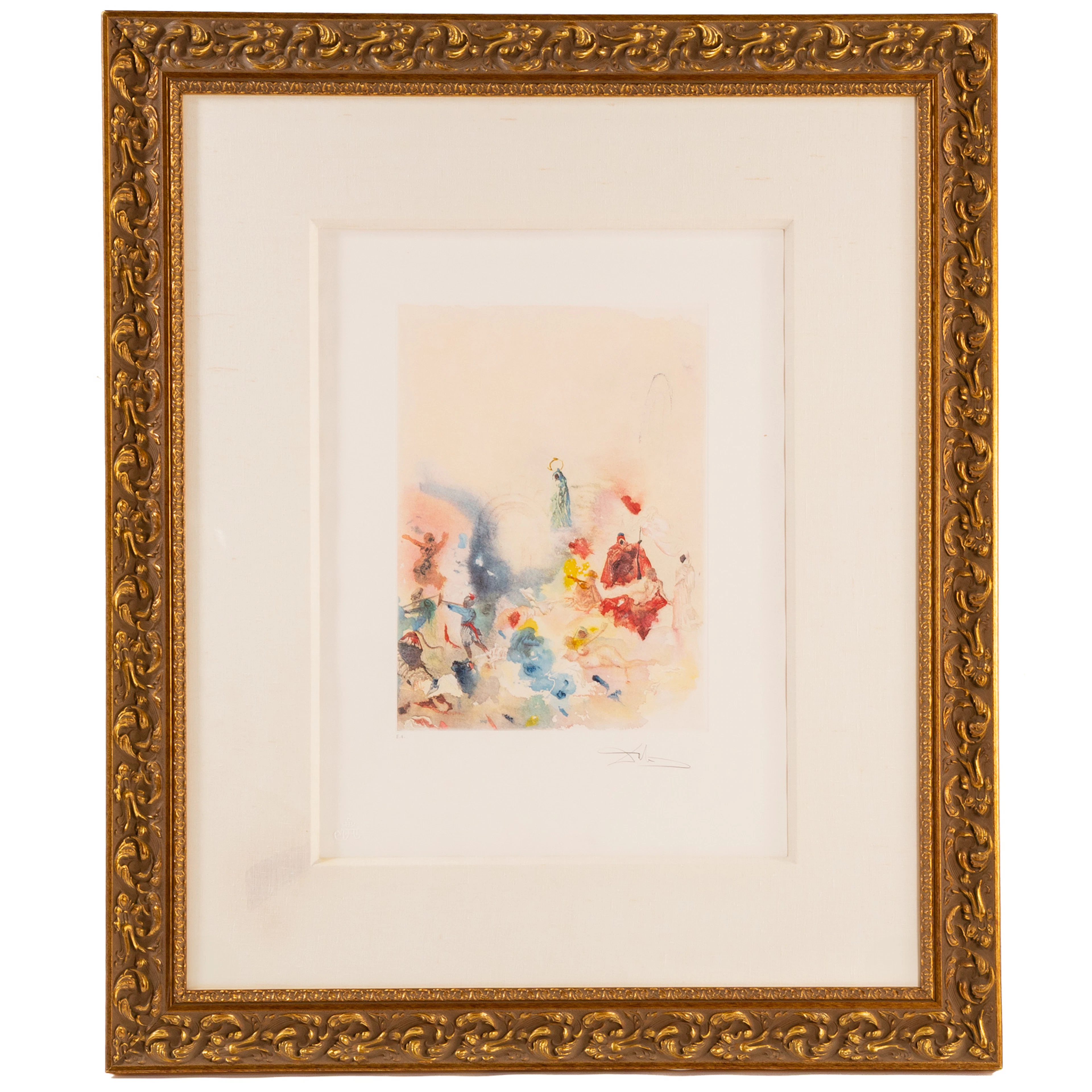 Salvador Dali. "L'Orient," lithograph