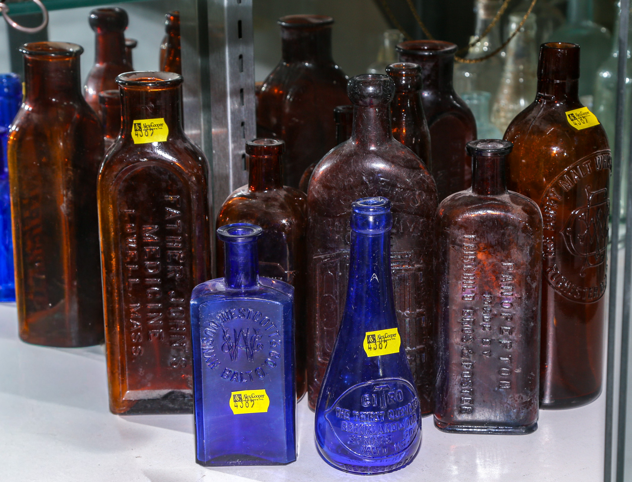 Assortment of Vintage Bottles