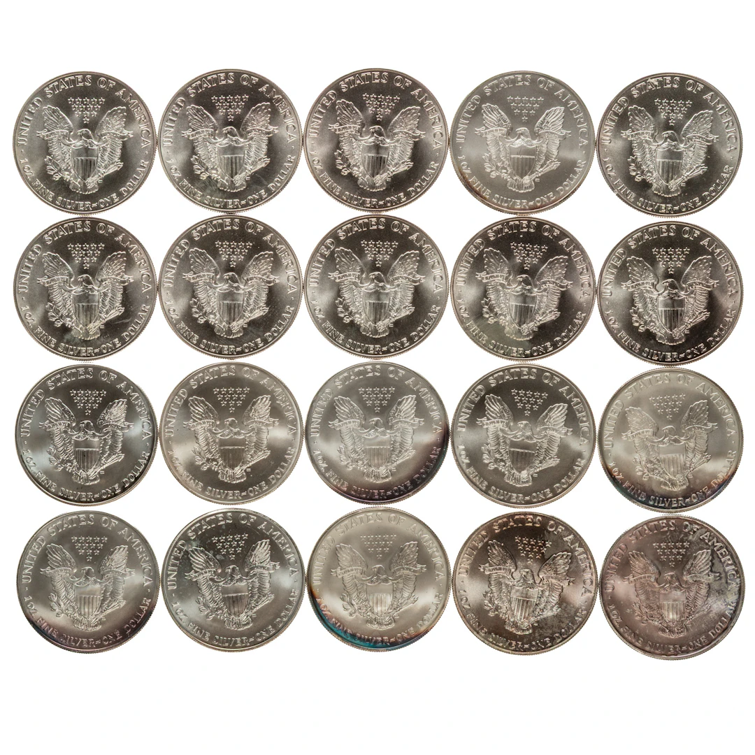Mixed Date Roll of Silver Eagles