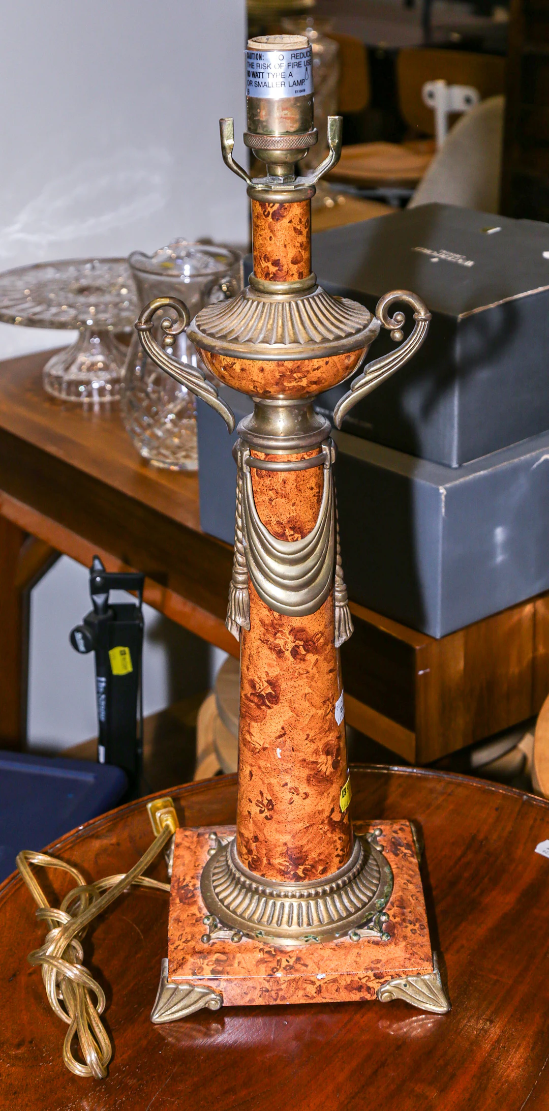 A Neoclassical Style Table Lamp
