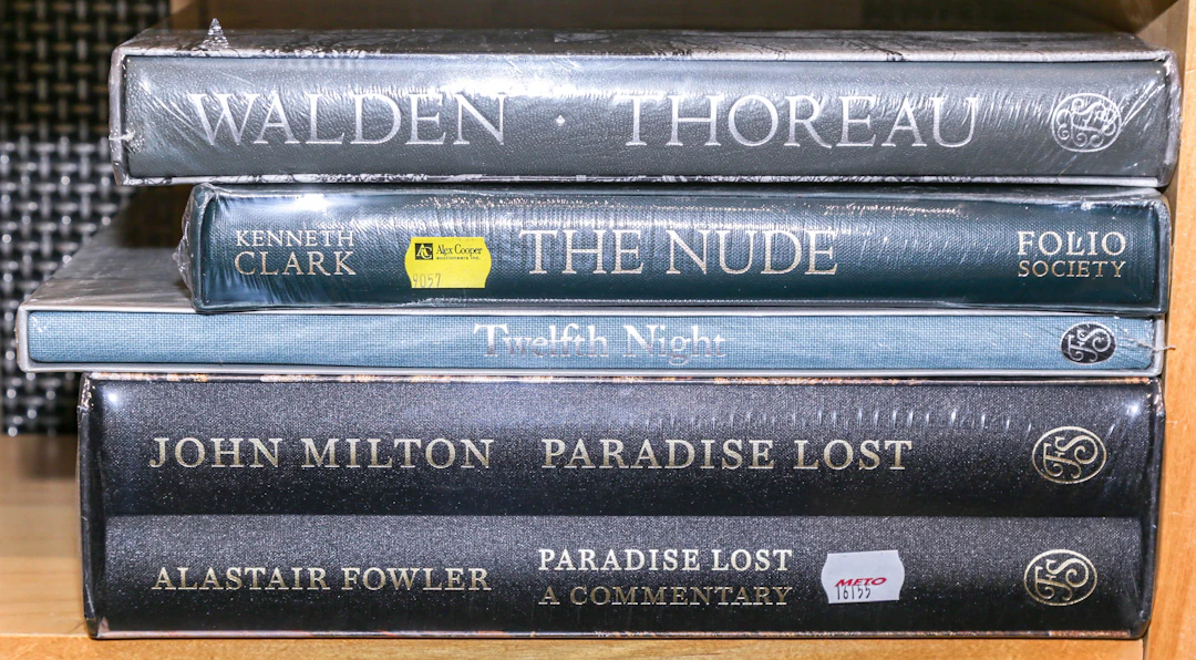 Four Folio Society Books, Deluxe Editions