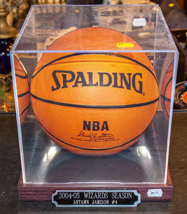 Antawn Jamison Signed Basketball