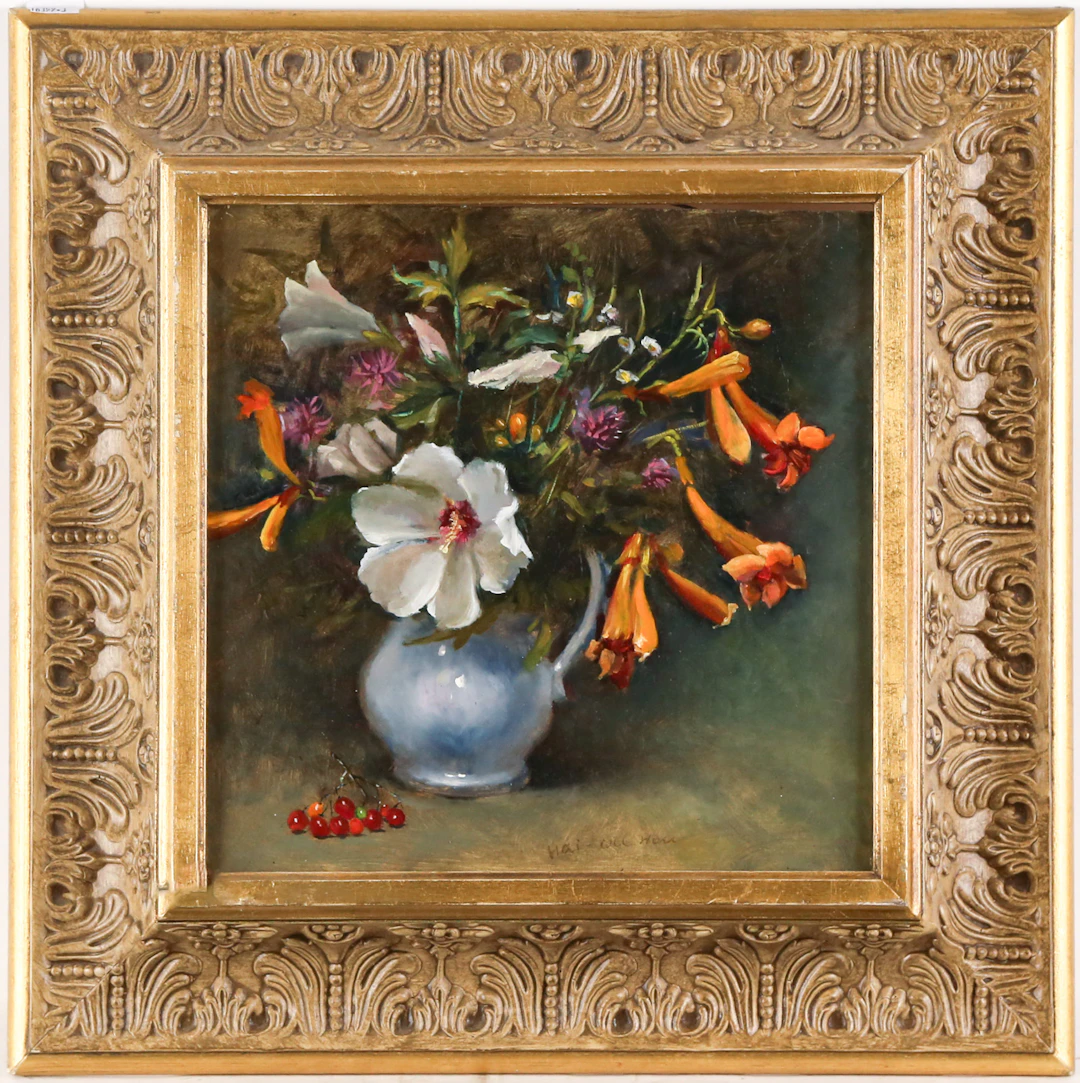 Hai Ou Hou. Floral Still Life, oil