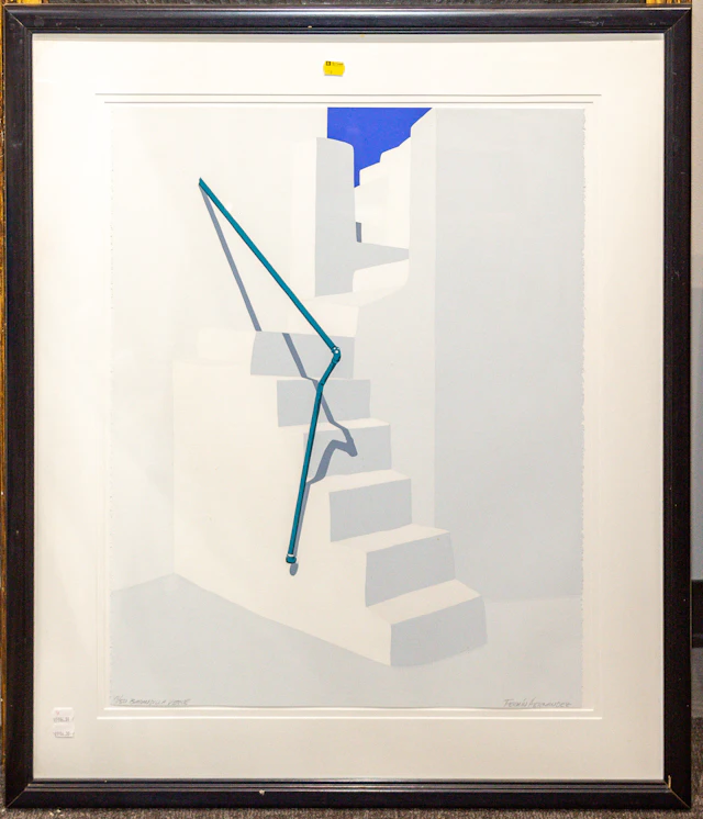 Fermin Hernandez. "Barandilla Verde," serigraph