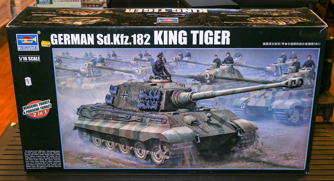 1:16 Scale King Tiger Tank Model Kit