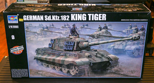 1:16 Scale King Tiger Tank Model Kit